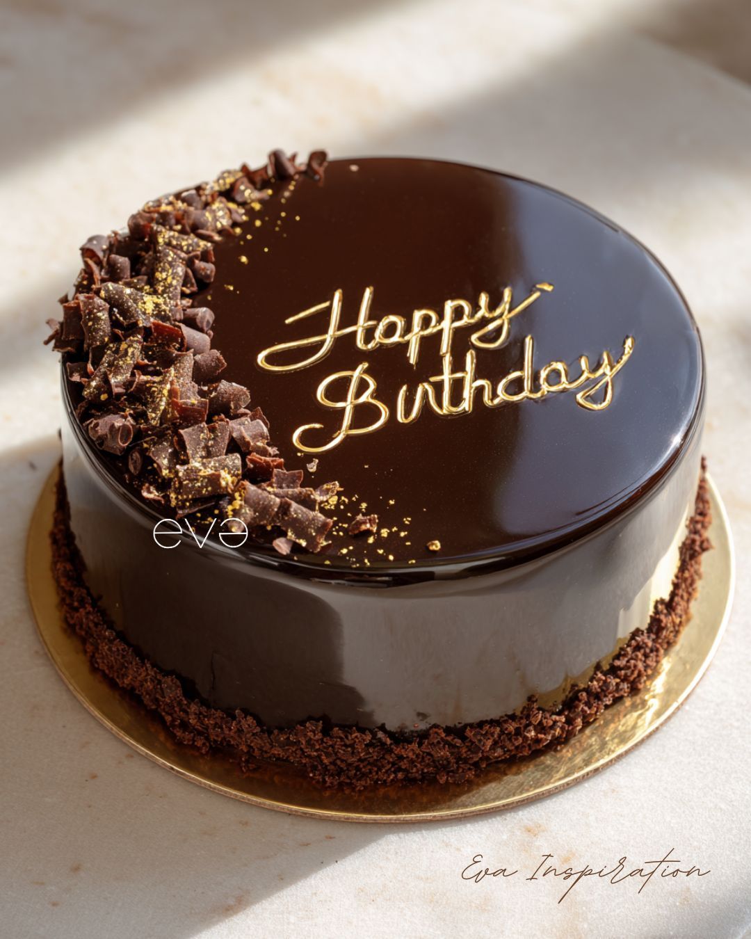 Black forest cake with chocolate sprinkles