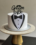 Groom To be Wedding cake